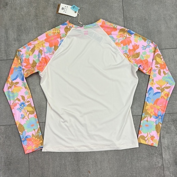 🔆BILLABONG🔆 PICK ME UP LONG SLEEVE RAS GUARD SUN SHIRT - Picture 12 of 12